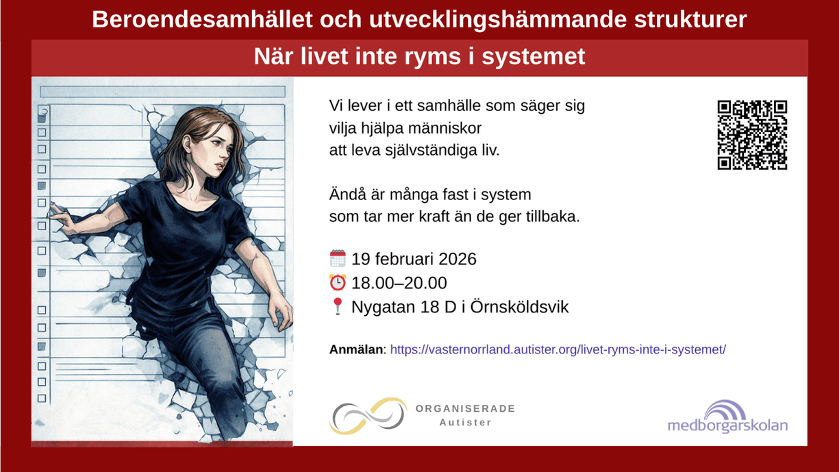 Föreläsning/Diskussion: Var en stolt autist!